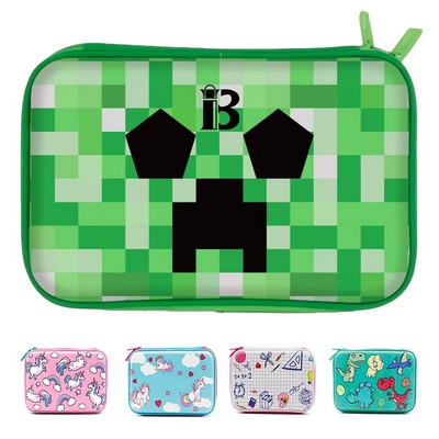 Large capacity and multi-style EVA cartoon pencil case