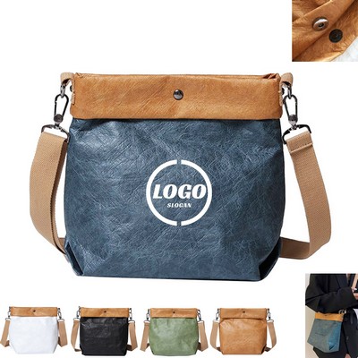 Dupont Paper Waterproof Crossbody Bag