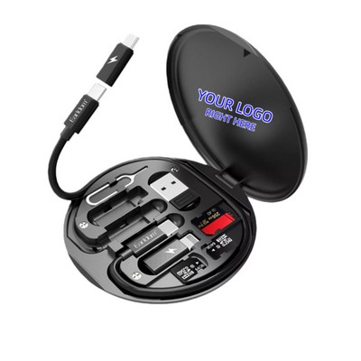 60W Fast Charging Multi-function Data Cable Storage Box