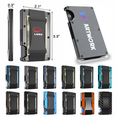 RFID Blocking Aluminum Card Wallet