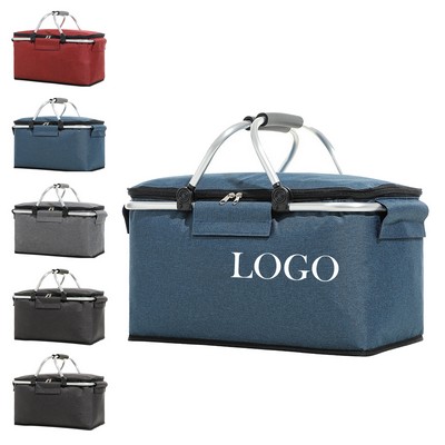 Collapsible Insulated Picnic Tote