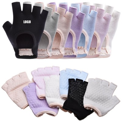 Half Finger Fitness Gloves with Non-Slip Grip