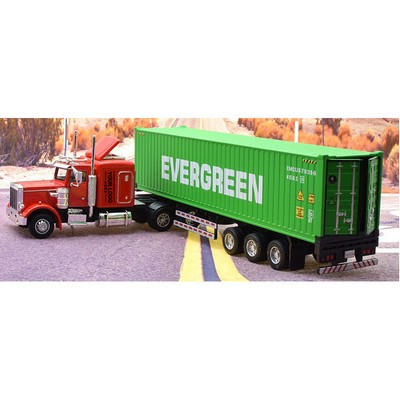 1:50 Scale Alloy Semi Truck Container Model