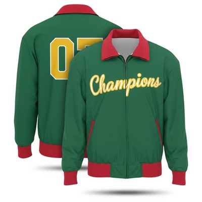 Dye Sublimated Full Zip Varsity Jacket