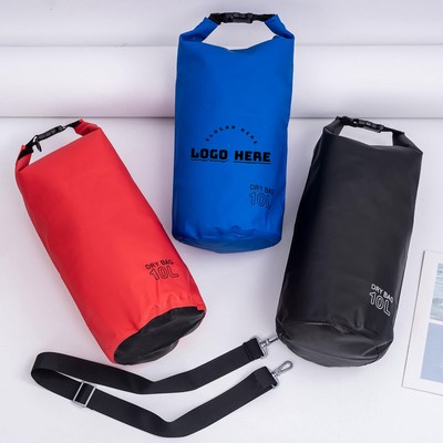 10L Waterproof Dry Sack With Shoulder Strap
