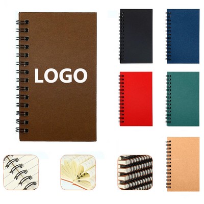 B7 Size Pocket Business Portable Coil Notebook
