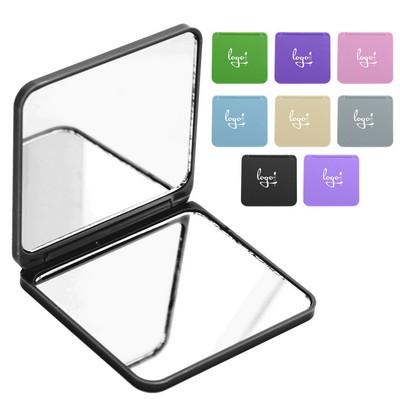 Portable Square Cosmetic Mirror for Daily Touch-Ups