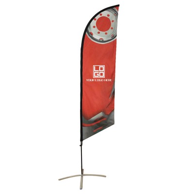 Knife Flag 11' Feather Flag Complete Kit