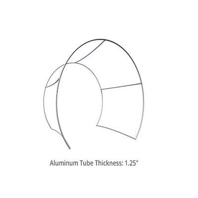 Half Circle Photo Booth Enclosure (Hardware only)