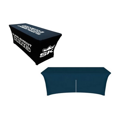 Economic Budget Tablecloth STRETCH 4' with zipper back 200g