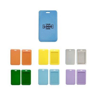 Plastic Slide ID Card Holder