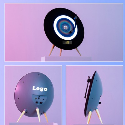 Built In 3000Mah Battery Retro Cd Player Bluetooth Speaker