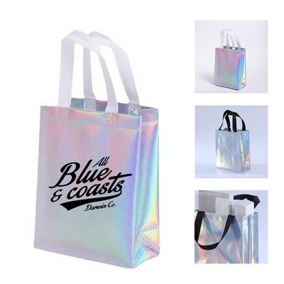 Holographic Laser Iridescent Tote Bag