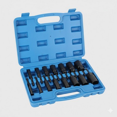 Deep Impact Magnetic Nut Setter Manganese Phosphate Black Finish 5.5mm to 19mm Hex Shank Socket