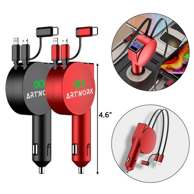 Retractable Fast Car Phone Charger