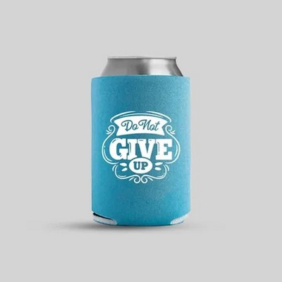 Foam & Neoprene Can Cooler Holder w/One Color Imprint