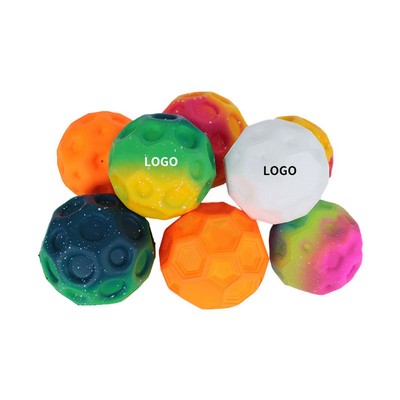 PU High-Elastic Moon Stone Stress Relievers Pressure Toy