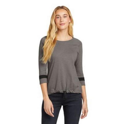 New Era Women's Tri-Blend 3/4-Sleeve Tee