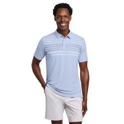 TravisMathew Coto Performance Chest Stripe Polo