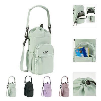 32oz 40oz Custom Insulated Water Bottle Holder with Strap