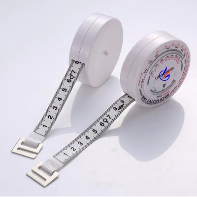 Self-Retracting Unisex Plastic BMI Tape Measure