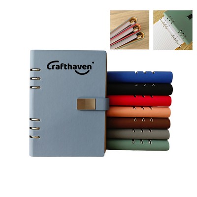 A5 Leather Refillable Notebook