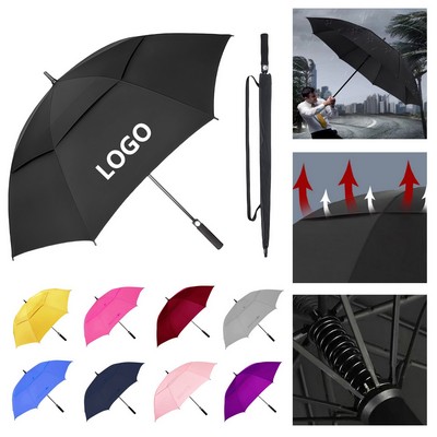 34" Large Double-Layer Automatic Golf Umbrella