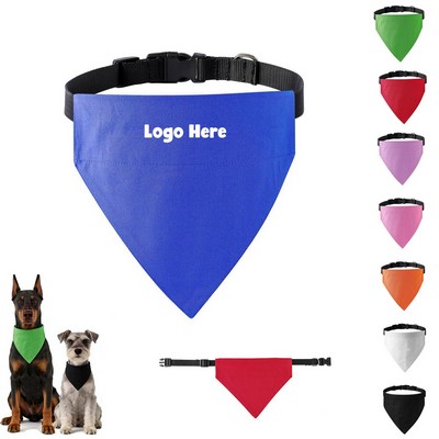 Adjustable Breathable Cotton Dog Triangle Bandana