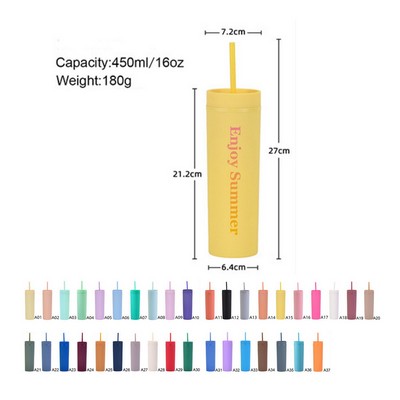 16oz Double Wall Acrylic Tumbler