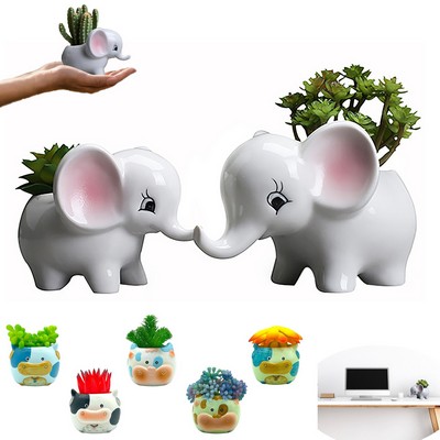 Ceramic Animal Planter Pot