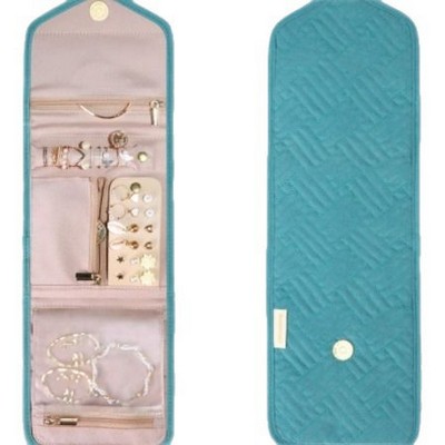 Foldable Jewelry Organizer Roll Compact Case