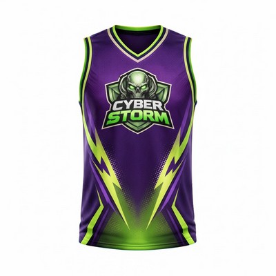 Men's Custom Sublimated Sleeveless Volleyball Jersey 160GSM