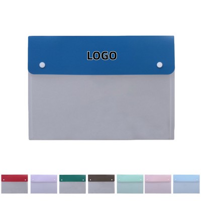 A4 Plastic Transparent Document Folder