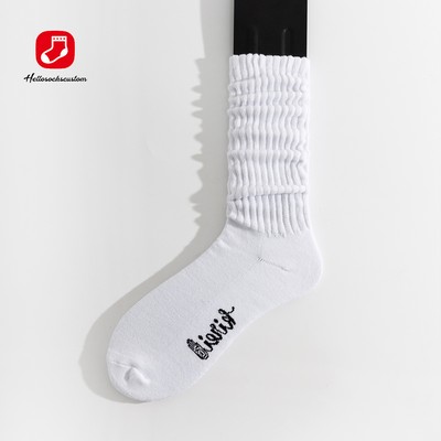 High Quality Custom Design Cotton Slouch Scrunch Socks