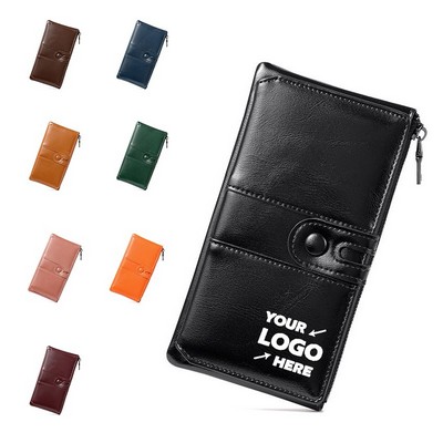 Long PU Leather Wallet