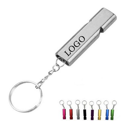 Aluminum Alloy Double Tube Emergency Whistle
