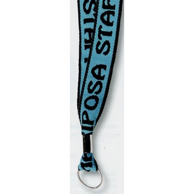 Knit-in Lanyard w/Split Ring (18"x1")