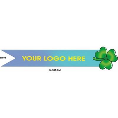 Shamrock Bookmark w/ Black Back