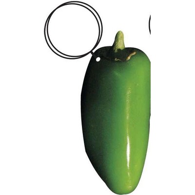 Jalapeno Executive Keychain w/Mirrored Back (6 Square Inch)