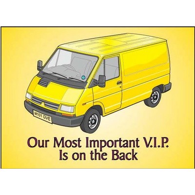 Yellow Panel Van Rectangle Hand Mirror (2"x3")