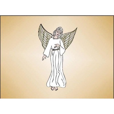 Angel Metal Photo Magnet (2 1/2"x3 1/2")