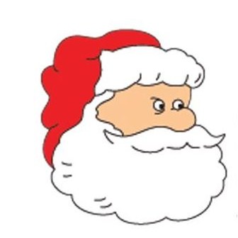 Santa Christmas Badge