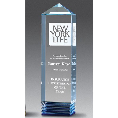Small Crystal Cut Pillar Award (2.75"x6"x2.75")