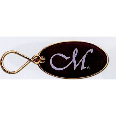 Silk Screened Key Tag /2"