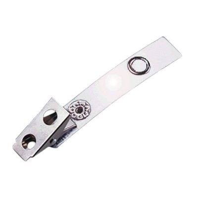 Strap Clip - 2.75" - Standard Vinyl - 2 Hole Strap Clip - 100Rsvc - 500/Bag