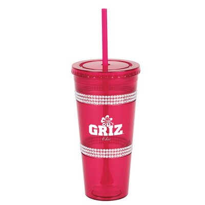 20 Oz. "Two Three" Bling Tumbler