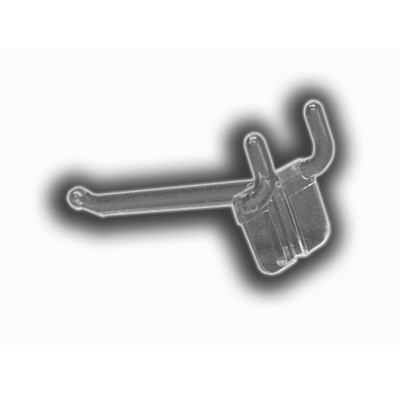 Clear Pegboard Hooks (4" Length)