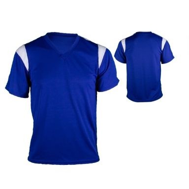Youth Dazzle Cloth Soccer Jersey Shirt w/ Contrast Panel Sleeve & Shoulder