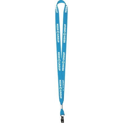 5/8" Neon Polyester Web Lanyard