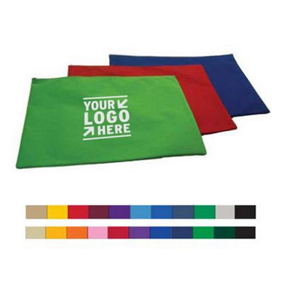 600 D Polyester Document Bag W/Zipper Closure